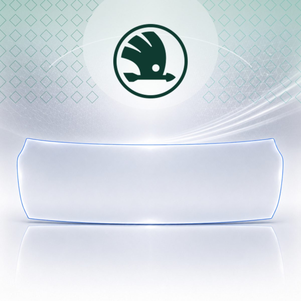 Антигравійна захисна бронеплівка за лекалами для Skoda Fabia III 2014-2021 - зона кришки багажника