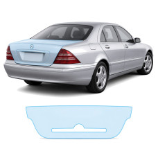 Антигравійна захисна бронеплівка за лекалами для Mercedes-Benz S-Class W220 1998-2002 - зона кришки багажника