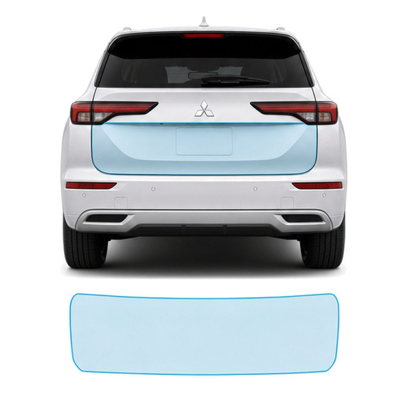 Антигравійна захисна бронеплівка за лекалами для Mitsubishi Outlander IV 2021- зона кришки багажника