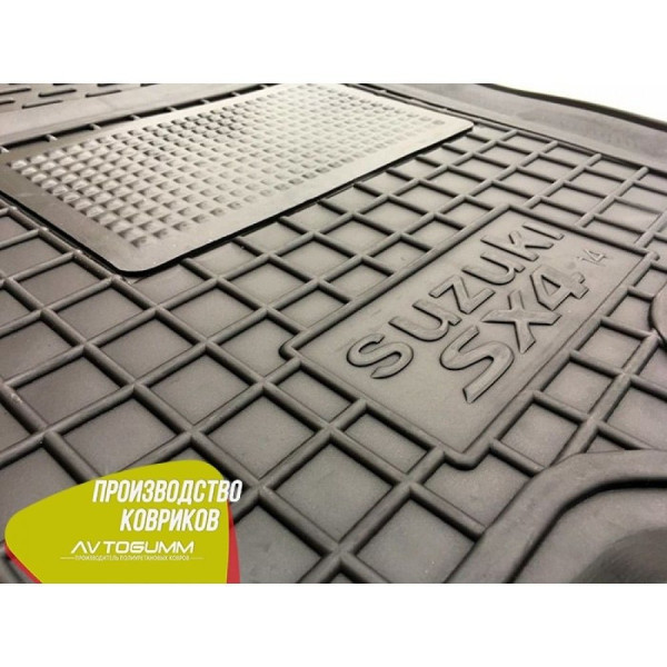 Водительский коврик в салон Suzuki SX4 2013- (Avto-Gumm)