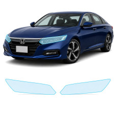 Антигравійна захисна бронеплівка за лекалами для Honda Accord X 2018-2020 - оптика (фари та ПТФ)
