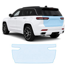 Антигравийная защитная бронепленка по лекалам для Jeep Grand Cherokee WL 2022- зона крышки багажника