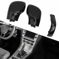 Накладки на селектор DSG Volkswagen Passat / Golf / Jetta / CC (Антихром ) Перфорация №43