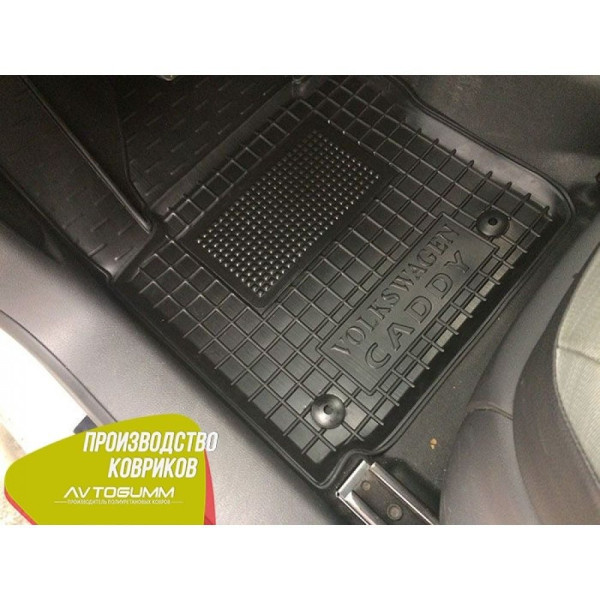 Водійський коврик в салон Volkswagen Caddy 2004- (Avto-Gumm)