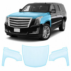 Антигравийная защитная бронепленка по лекалам для Cadillac Escalade IV 2015-2020 - капот и передние крылья