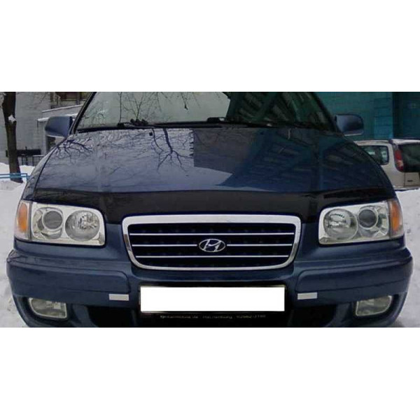 Дефлектор капоту мухобійка для Hyundai Trajet 1999-2008