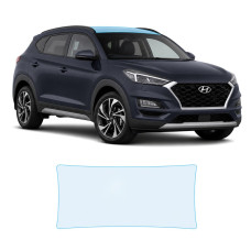 Антигравийная защитная бронепленка по лекалам для Hyundai Tucson TL facelift 2019-2020 - зона крыши