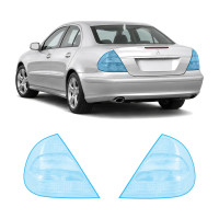 Антигравийная защитная бронепленка по лекалам для Mercedes-Benz E-Class W211 2002-2006 - задние фонари стопы