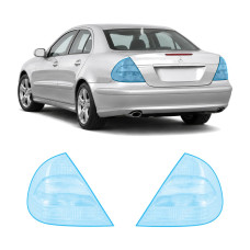 Антигравійна захисна бронеплівка за лекалами для Mercedes-Benz E-Class W211 2002-2006 - задні ліхтарі стопи