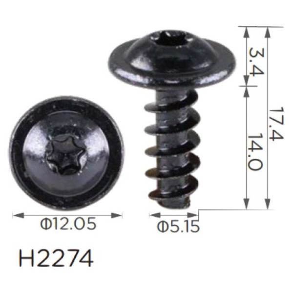 Саморез Volkswagen, Audi, Seat (N90829803, 18646) (H2274)