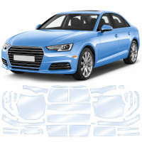 Антигравійна захисна бронеплівка за лекалами для Audi A4 B9 2015-2019 - повний кузов