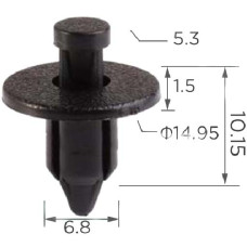 Клипса Ford, Chevrolet 96057846 Toyota 90467-07041 Suzuki 09409-07308-5PK (C564)