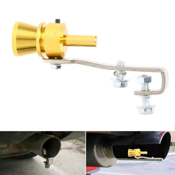 Насадка Глушителя Свисток TURBO SOUND Size-M Золотая 1 шт