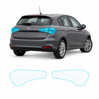 Антигравийная защитная бронепленка по лекалам для Fiat Tipo II 2015-2020 - задние фонари стопы