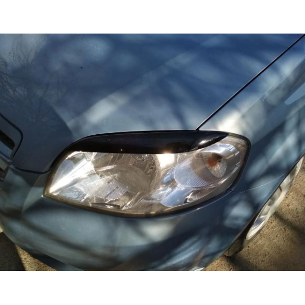 Вії фар Fly для Chevrolet Aveo III T250 2006-2011 Чорні 2 шт