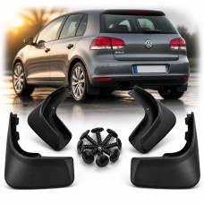 Бризковики для Volkswagen Golf VI Mk6 2008-2012 Хечбек Комплект 4 шт (OEM: 5K0075111 5K0075101)