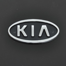 Эмблема для Kia Sepia / Rio 90 x 45 мм 3М скотч Черная