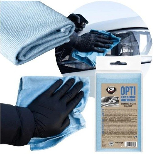 Мікрофібра K2 OPTI PRO 40x40 см для скла та дзеркал (M430)