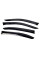 Дефлекторы окон ветровики Chevrolet Epica / Evanda 2006-2012 Voron Glass
