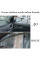 Дефлекторы окон ветровики Benke для Nissan X-Trail / Rogue (T32) 2014-2021 Хром Молдинг Из Нержавеющей Стали 3D 4 шт
