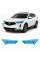 Антигравийная защитная бронепленка по лекалам для Acura RDX TC1 facelift 2022 - оптика (фары и ПТФ)