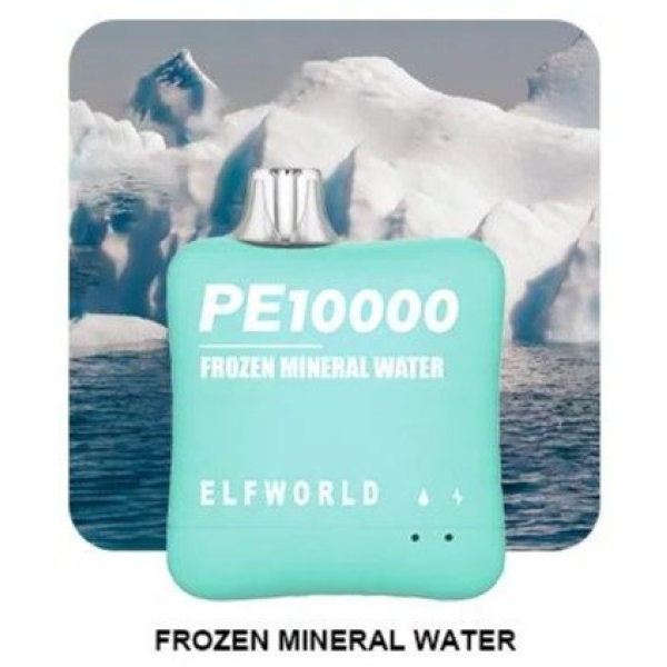 Elf Bar World PE10000 POD 5% Frozen Mineral Water Світла М'ята Лайм (Підряджається)