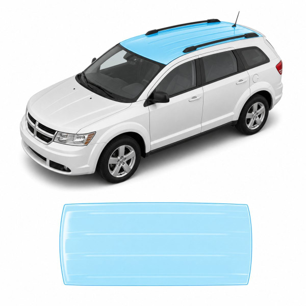 Антигравийная защитная бронепленка по лекалам для Dodge Journey I 2009-2020 - зона крыши