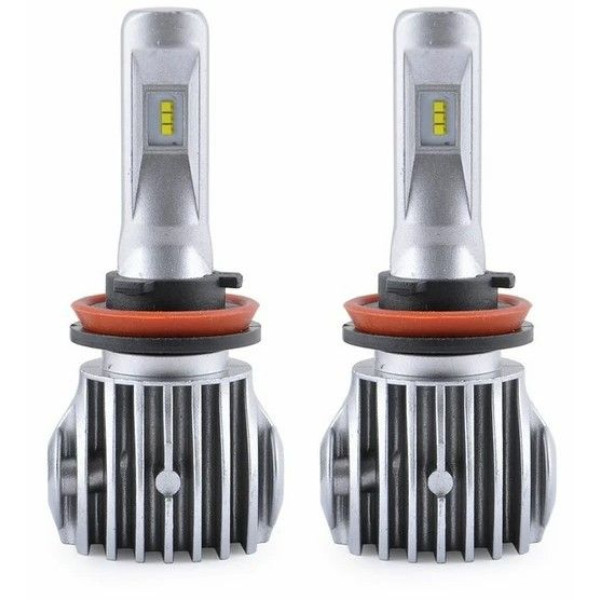 LED лампи автомобільні Solar H11 12/24V 40W 6500K 6000Lm IP65 радіатор та кулер (CANBUS з обманкою) 2 шт (8611)