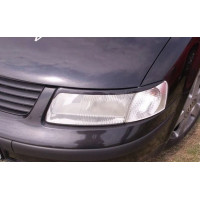 Реснички фар Fly для VW Passat B5 96-00 Черные 2 шт