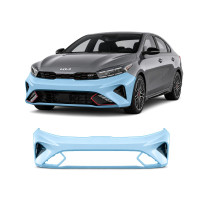Антигравийная защитная бронепленка по лекалам для Kia Cerato/Forte BD facelift 2022-2024 - передний бампер
