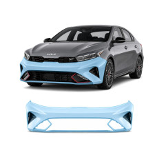 Антигравийная защитная бронепленка по лекалам для Kia Cerato/Forte BD facelift 2022-2024 - передний бампер