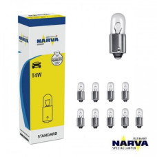 Автолампи Одноконтактна Narva T4W BA9s (Габарити Повороти) 10 шт (17131)