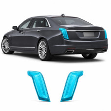 Антигравійна захисна бронеплівка за лекалами для Cadillac CT6 I facelift 2019-2020 - задні ліхтарі стопи