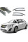 Дефлекторы окон ветровики Benke для Chevrolet Cruze 2009-2014 Хром Молдинг Из Нержавеющей Стали 3D