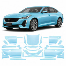 Антигравійна захисна бронеплівка за лекалами для Cadillac CT5 I 2019-2024 - повний кузов