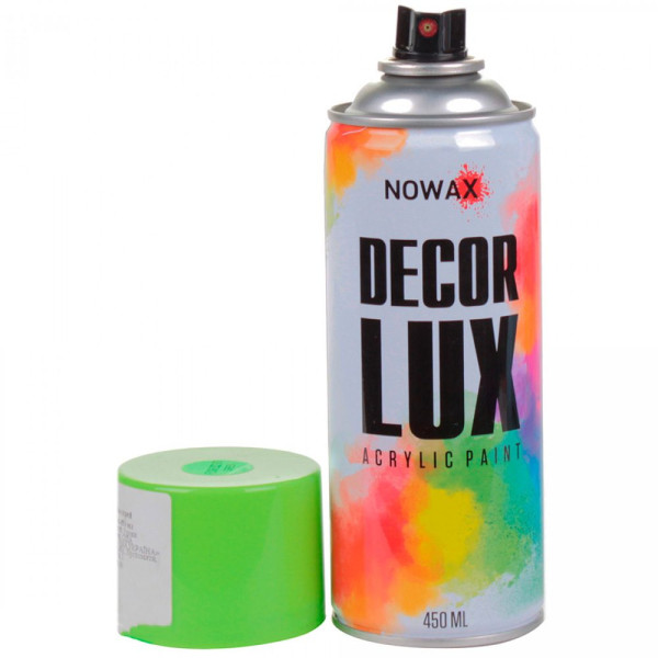 Флуоресцентна фарба Nowax Спрей 450 мл Зелена (green) NX48046