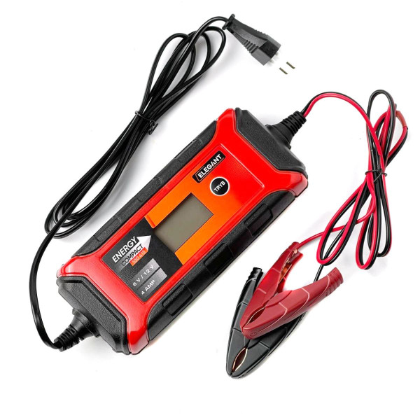Автоматическое импульсное зарядное устройство Elegant Compact 6-12 V / 4 А (EL 100 415)