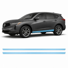 Антигравийная защитная бронепленка по лекалам для Acura RDX TC1 facelift 2022 - нижняя зона кузова пороги