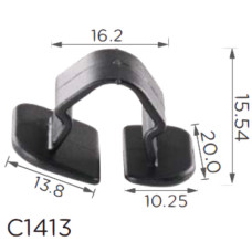 Кліпса кріплення капота Audi Volkswagen Seat Skoda (1H586384901C) C1413