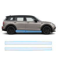 Антигравийная защитная бронепленка по лекалам для Mini Clubman F54 2015-2019 - нижняя зона кузова пороги