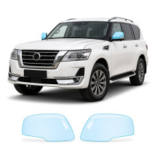 Антигравийная защитная бронепленка по лекалам для Nissan Patrol Y62 facelift 2 2014-2019 - зеркала