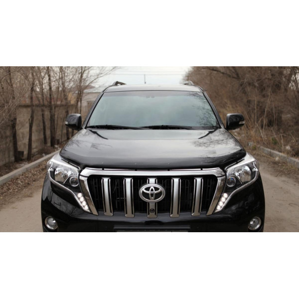Дефлектор капоту мухобійка Toyota Land Cruiser Prado 150 2013-2017 (STOLCP1312)