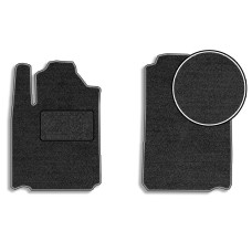 Ворсовые коврики передние для Lexus ES 350 2006-2012 с подпятником 2 шт (Carrera)