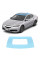 Антигравийная защитная бронепленка по лекалам для Acura TLX I 2015-2017 - зона крыши