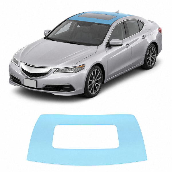 Антигравийная защитная бронепленка по лекалам для Acura TLX I 2015-2017 - зона крыши