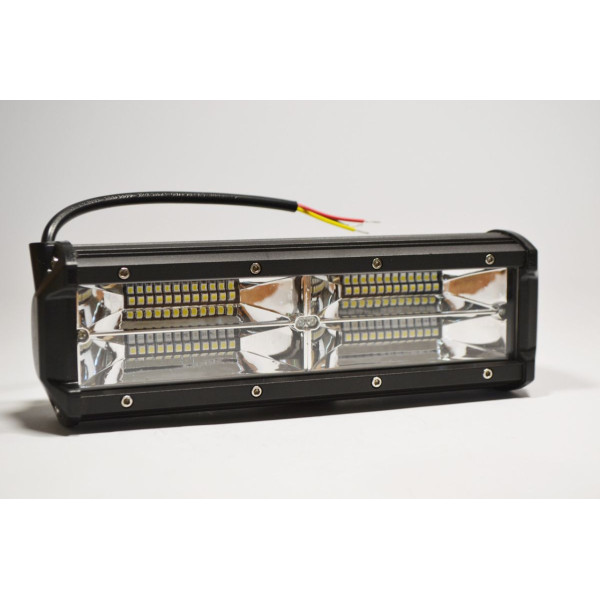Світлодіодна балка фара LED / 237x80x60 mm / 144W / 3W * 48 / 10-30V / Далеке та Близьке світло / 1 шт (JR-W-144W)