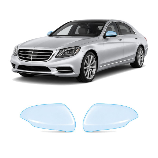 Антигравійна захисна бронеплівка за лекалами для Mercedes-Benz S-Class W222 2013-2017 - дзеркала
