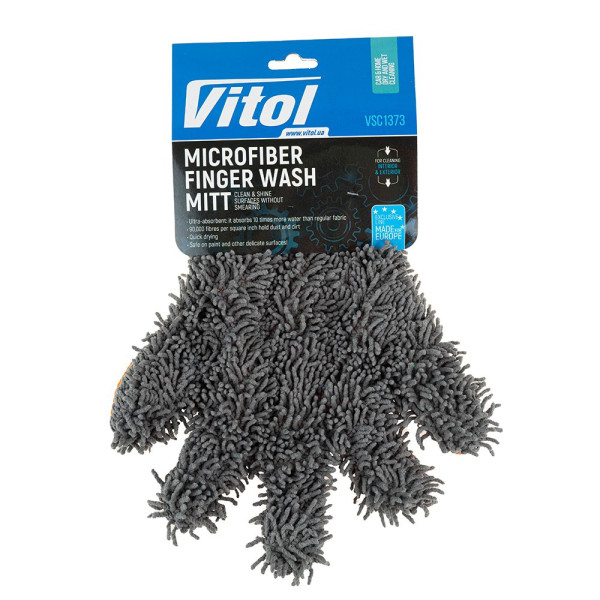 Рукавиця для миття двостороння Vitol 29 x 23 мм (VSC1373)
