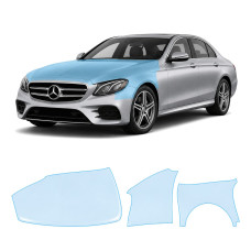 Антигравийная защитная бронепленка по лекалам для Mercedes-Benz E-Class W213 2016-2020 - капот и передние крылья