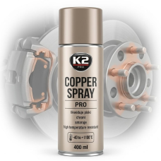 Змащення мідне високотемпературне K2 PRO COPPER SPRAY аерозоль 400 мл (W122) (K20296)